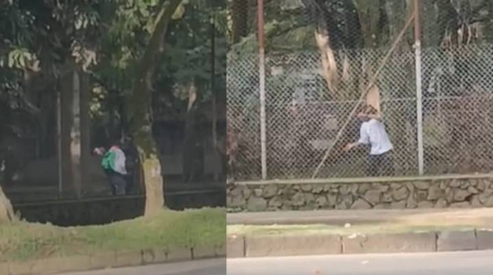 La marcha «pacífica» de hoy terminó en disturbios en la UdeA: hay videos