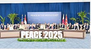 Firman líderes acuerdo de paz de Gaza en Egipto