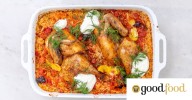 Roast chicken with tomato and cumin butter