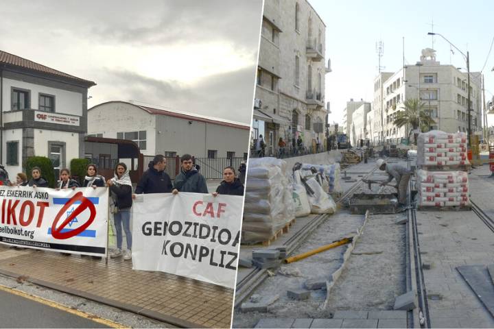 Trabajar para Israel o renunciar a 500 millones de euros: el juego de equilibrios de CAF y su tren ligero en Jerusalén