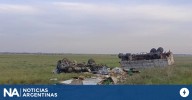 Choque y vuelco fatal en Coronel Pringles: un camionero murió tras impactar contra una camioneta