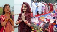 Chhath Puja 2025: Politicians And Celebrities Akshara Singh, Manisha Rani Take Holy Dip And Pray To Sun God For Blessings
