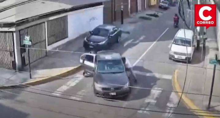 Robo en Ate: Taxista se lanzó sobre su auto para impedir que delincuentes huyeran