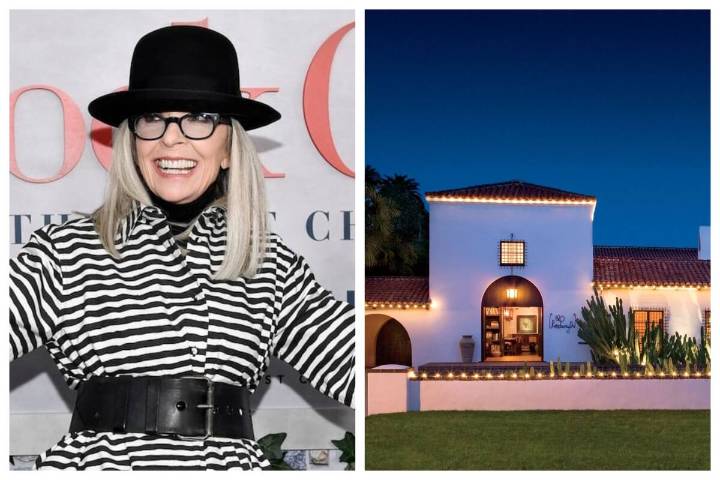 Se la compró a Madonna. Venden en US$25 millones la casa de Beverly Hills que Diane Keaton renovó por completo