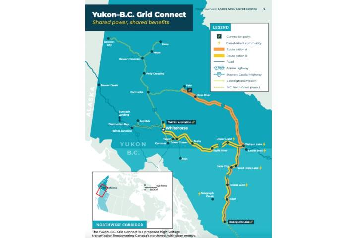 Yukon eyes $7.6B in annual growth from proposed grid link to B.C.