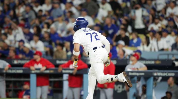 Miguel Rojas conectó el batazo que encaminó a Dodgers a la Serie Divisional (+Video)