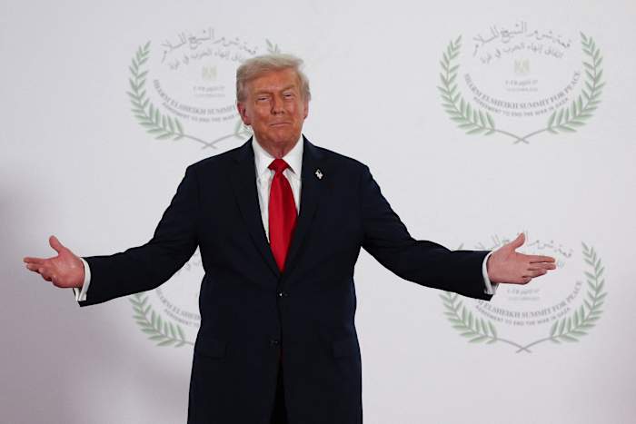 With fragile Gaza ceasefire taking hold, Trump says he's now looking to 'get Russia done'