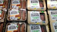 Beyond Meat shares briefly sizzle on Walmart deal and meme stock interest