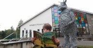 Huge new Gruffalo sculpture towers over one of Lanarkshire's smallest schools