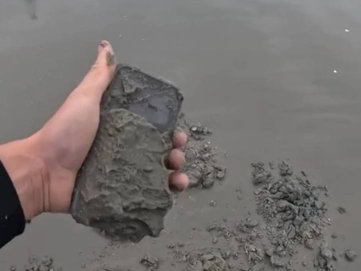 Encontró un iPhone enterrado en una playa y logró ubicar a su dueña: "Pensé que nunca más lo volvería a tener"