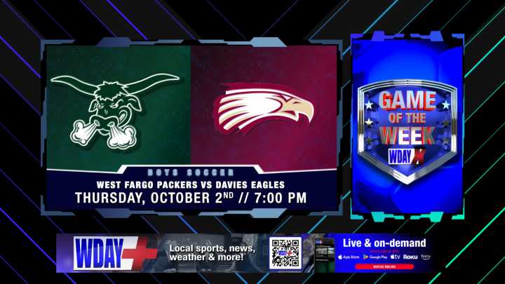 Live at 7 p.m.: West Fargo Packers vs. Davies Eagles in high school boys soccer