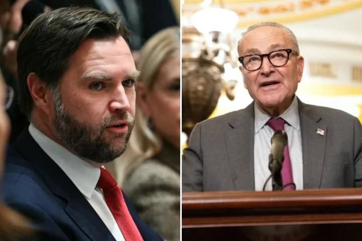 JD Vance calls Chuck Schumer 'one of the most famous Palestinians'