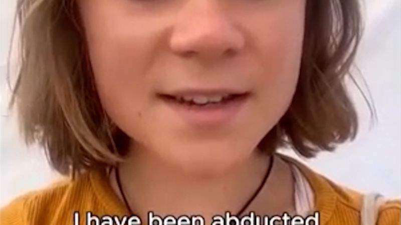 Greta Thunberg releases pre-recorded video after Israeli interception