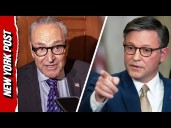 Speaker Johnson Trashes Schumer For Flip-Flopping on His Government Shutdown Stance