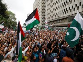 Karachi rally protests Gaza ‘genocide’, rejects Israel ties