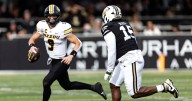 Missouri QB Beau Pribula carted off field with left ankle injury against No. 10 Vanderbilt