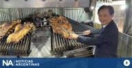 No es la carne: el embajador de Japón subió al Obelisco y sorprendió con su comida argentina favorita
