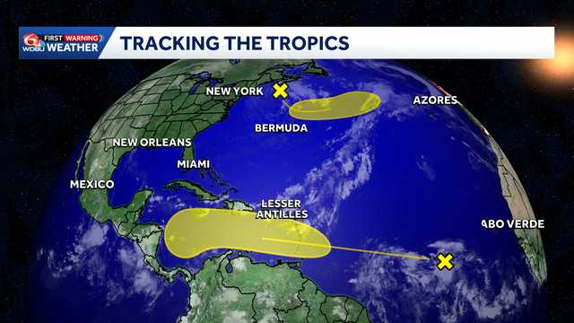 Tracking 2 systems in the tropics. Here's which one is most likely to develop.