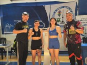 Romina Guichapani y Nicol Morales listas para el gran Festival de Box en Petroleros Privados