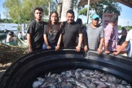 Comercializan primeras cuatro toneladas de 180, en la primera “cosecha” de Pescando Vida