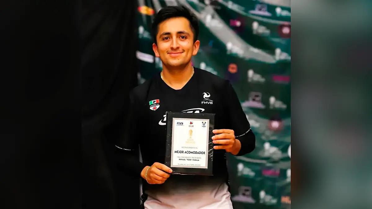Tlaxcalteca brilla con la selección mexicana de voleibol de sala