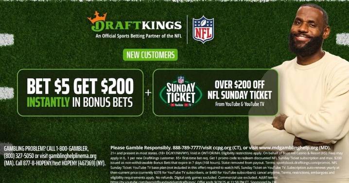 DraftKings promo code NFL: $200 bonus for Chiefs