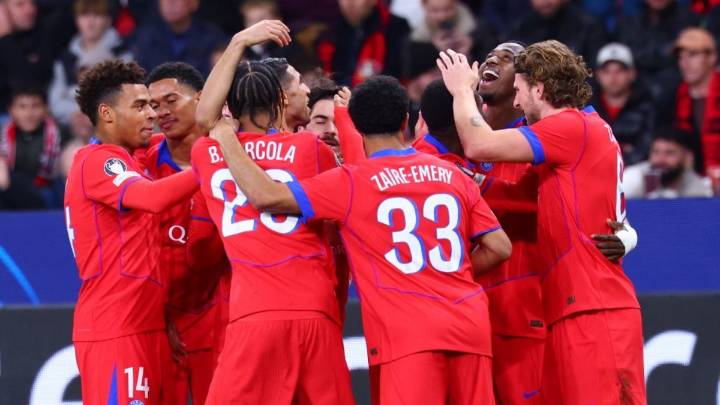 PSG se impuso 7-2 ante Bayer Leverkusen por la Champions League