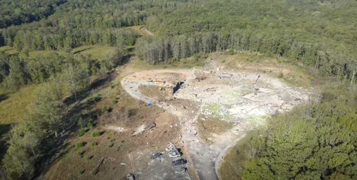 Gov. Lee surveying damage following deadly explosion at Bucksnort facility