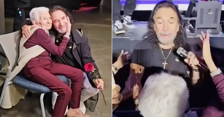 Abuelita cubana de 91 años conoce a Marco Antonio Solís en concierto