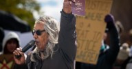 About 250 people participate in No Kings protest at Wyoming Capitol