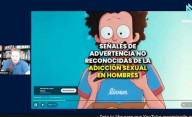 Papelón del biógrafo de Milei: en un streaming le aparecieron publicidades sobre "adicción sexual"