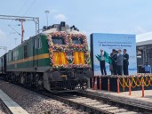 First automobile rake dispatched by northern railway reaches Kashmir valley today