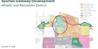 MSU board to consider planning for redeveloped ‘Spartan Gateway District’
