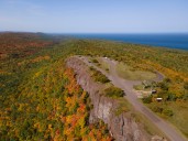 This U.P. drive takes you 700 feet above Lake Superior, where epic fall color stretches out in every direction