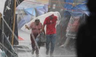 Fuertes precipitaciones por huracán Priscilla en occidente de México