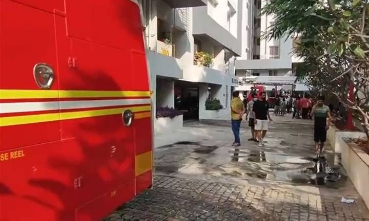 Fire Breaks Out at BRC Apartment in Manikonda, Three Injured