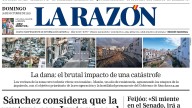 Portada de LA RAZÓN de este domingo 26 de octubre de 2025