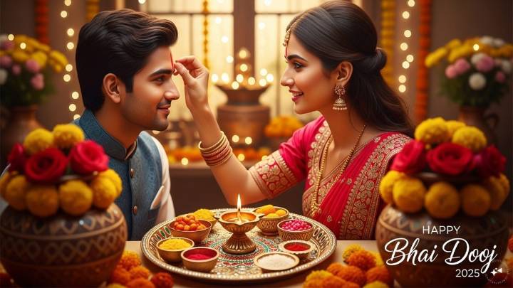 Best Bhai Dooj 2025 Wishes, Quotes And Messages For Brothers And Sisters