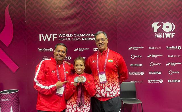 Mirabai Chanu lifts silver at World Championships, shines with 199kg total in 48kg category