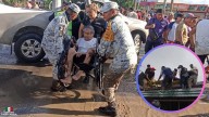 Heroico rescate en Veracruz: abuelita es salvada tras quedar atrapada por inundaciones