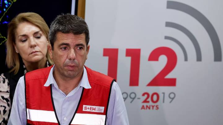 El listado de llamadas de Mazón en el día de la DANA: la primera con Feijóo se produjo a las 21:27 horas