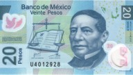 Banxico saca de circulación billete de 20 pesos con imagen de Benito Juárez