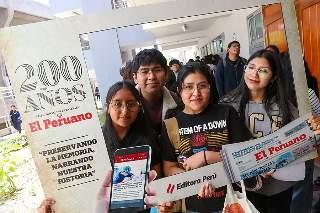 El Peruano compartió experiencias con estudiantes arequipeños