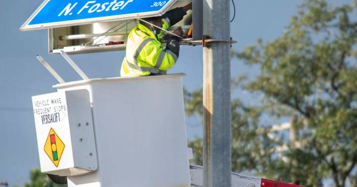 New brighter street lights shining in Baton Rouge