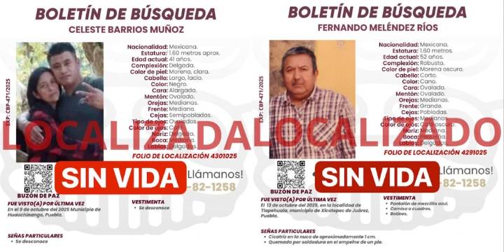 Cifra de muertos por inundaciones en México sube a 66: hallan sin vida a Celeste y Fernando en Puebla
