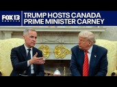LIVE: President Trump hosts Canada PM Carney at the White House