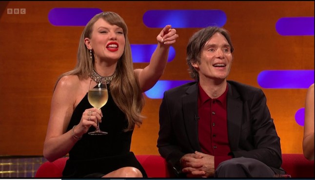 Cillian Murphy’s lookalike son spotted by Taylor Swift in Graham Norton Show audience