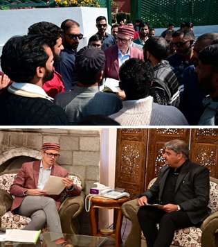 Delegations, Legislators call on CM at Srinagar Raabita office, Highlight developmental priorities, public issues