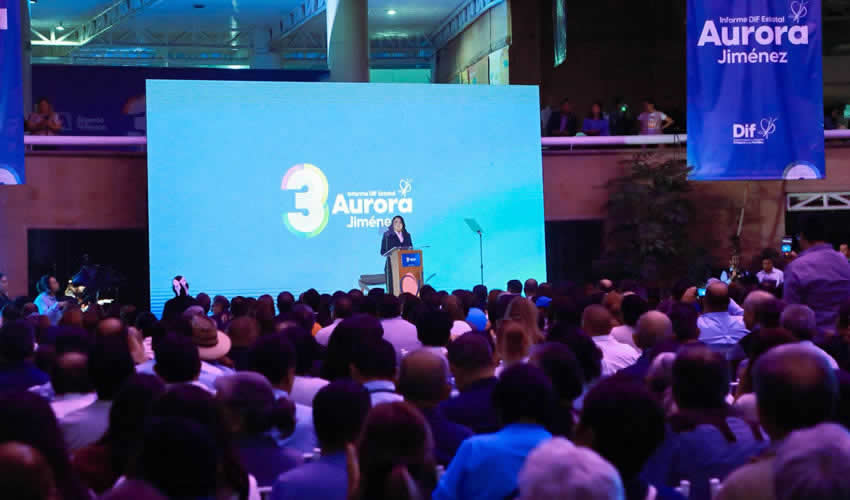Aurora Jiménez Rinde su Tercer Informe: Seguiremos Trabajando para Cambiar Vidas