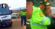 ¡Indignación en SJL! Policía rompe espejo retrovisor de cúster y agrede a chofer durante el paro de transportistas El efectivo fue grabado mientras ahorcaba al chofer que le pidió mayor seguridad ante
